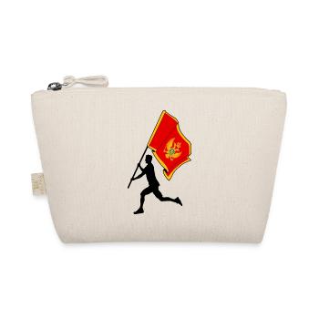 Drapeau Monténégro homme courant - Trousse biologique - nature - Devant