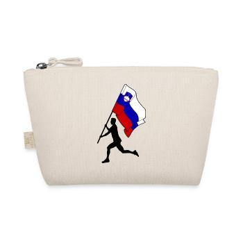 Drapeau Slovénie homme courant - Trousse biologique - nature - Devant