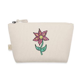 Cartoon flower - Organic Pouch - nature - Front