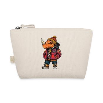 Dinosaurier triceratops Fashion Winter - Bio-Täschchen - Natur - Vorne
