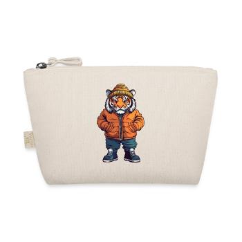 Tiger Fashion Winter - Organic Pouch - nature - Front