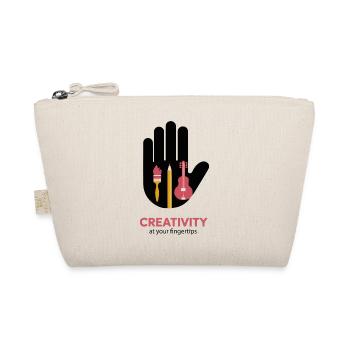 CREATIVITY AT YOUR FINGERTIPS - Organic Pouch - nature - Front