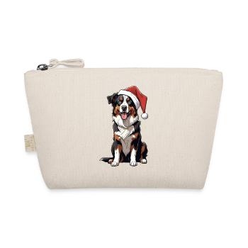 Australian Shepherd Christmas - Organic Pouch - nature - Front