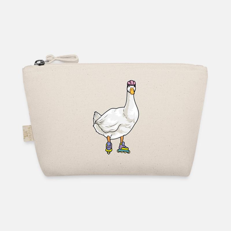 Ente Inline skating Rollschuhe Bio-Täschchen