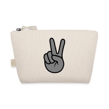 Peace Hand - Bio-Täschchen - Natur - Vorne