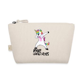 Logo Rave Licornes Noir Texte - Trousse biologique - nature - Devant