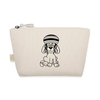 Dog Reggae Dreadlocks Hat Chill Relaxed Cool - Organic Pouch - nature - Front