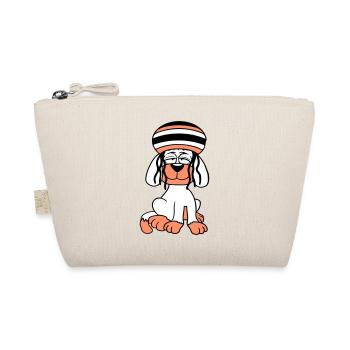 Dog Reggae Dreadlocks Hat Chill Relaxed Cool - Organic Pouch - nature - Front