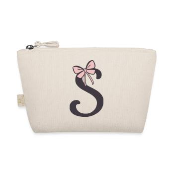 Ruban de la lettre initiale S - Trousse biologique - nature - Devant