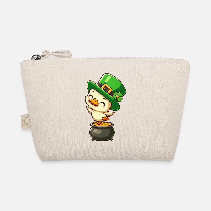 Doux Chapeau Haut de Nuit De La Saint-Patrick Clover Or Trousse biologique