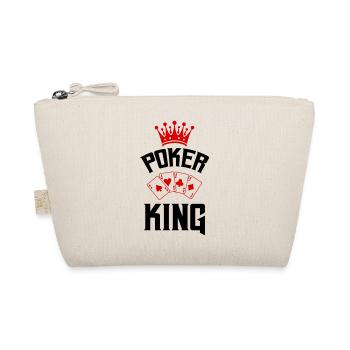 poker king - Bio-Täschchen - Natur - Vorne