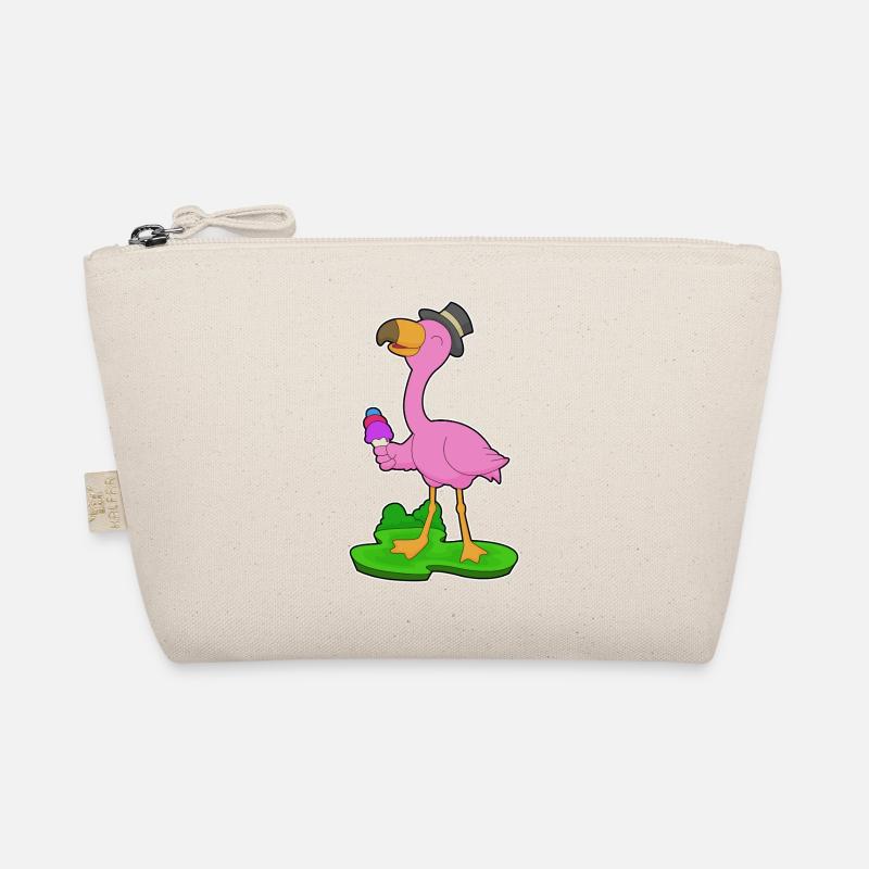 Flamingo Waffle Cream Organic Pouch