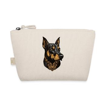 Doberman Dog Portrait - Organic Pouch - nature - Front