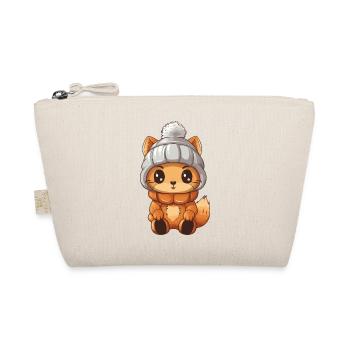 Eichhörnchen Winter Tier Baby Comic - Bio-Täschchen - Natur - Vorne