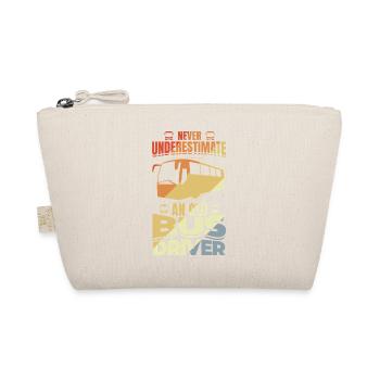 Never underestimate an old bus driver - Organic Pouch - nature - Front