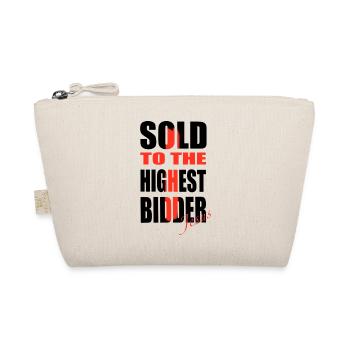 Sold to the Highest Bidder – Jesus Paid It All - Bio-Täschchen - Natur - Vorne