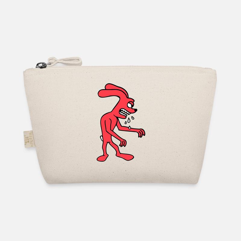 Bunny Monster Evil Ravenous Halloween Drool Spit Organic Pouch