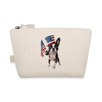 Boston Terrier - Bio-Täschchen - Natur - Vorne
