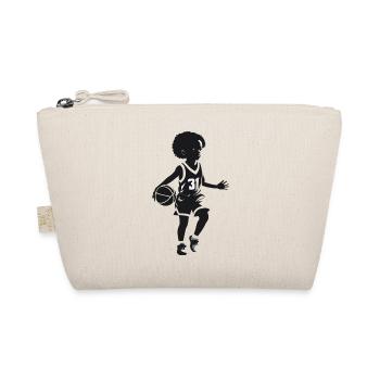 Basketball Kid Girl - Sports Design - Bio-Täschchen - Natur - Vorne