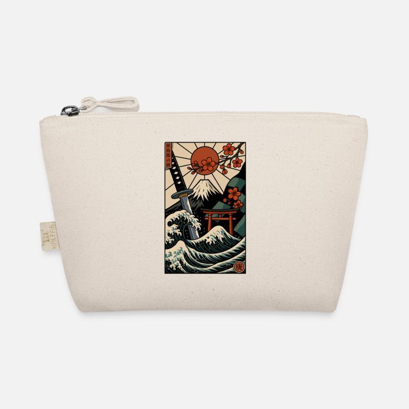 Japanese print Organic Pouch