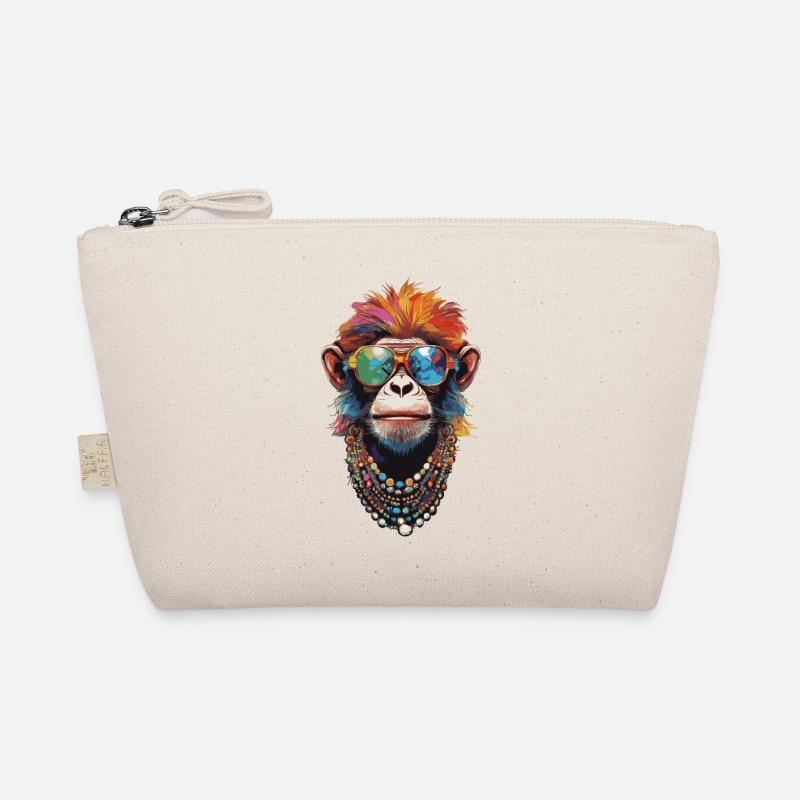 Colorful Monkey Organic Pouch