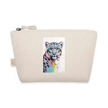 Schneeleopard | Leopard | Raubtier - Bio-Täschchen - Natur - Vorne