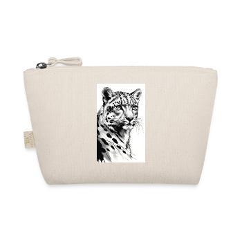 Schneeleopard | Leopard | Raubtier - Bio-Täschchen - Natur - Vorne