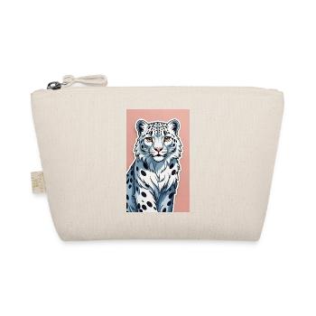 Schneeleopard | Leopard | Raubtier - Bio-Täschchen - Natur - Vorne
