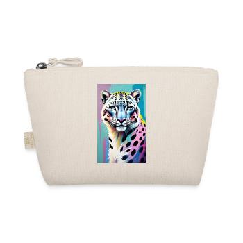 Schneeleopard | Leopard | Raubtier - Bio-Täschchen - Natur - Vorne