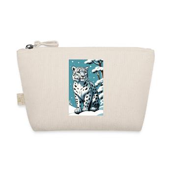 Schneeleopard | Leopard | Raubtier - Bio-Täschchen - Natur - Vorne