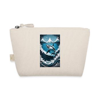 Shark | Great White Shark | Sea Creature | Fish - Organic Pouch - nature - Front