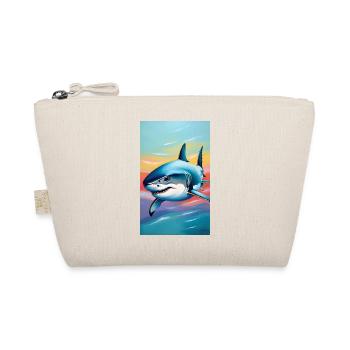 Shark | Great White Shark | Sea Creature | Fish - Organic Pouch - nature - Front
