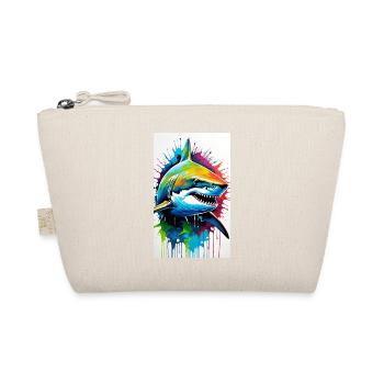 Shark | Great White Shark | Sea Creature | Fish - Organic Pouch - nature - Front