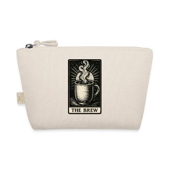 The Brew – Coffee Tarot Card in Vintage Ink - Organic Pouch - nature - Front