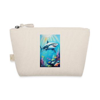 Shark | Great White Shark | Sea Creature | Fish - Organic Pouch - nature - Front