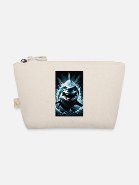 Shark | Great White Shark | Sea Creature | Fish - Organic Pouch - nature - Front