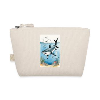 Shark | Great White Shark | Sea Creature | Fish - Organic Pouch - nature - Front