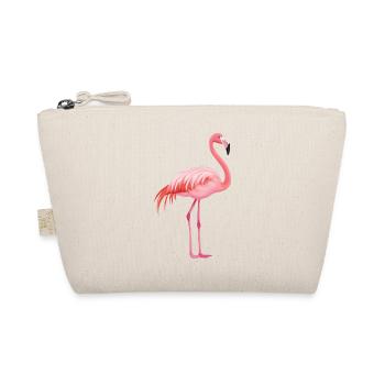 Flamingo - Bio-Täschchen - Natur - Vorne