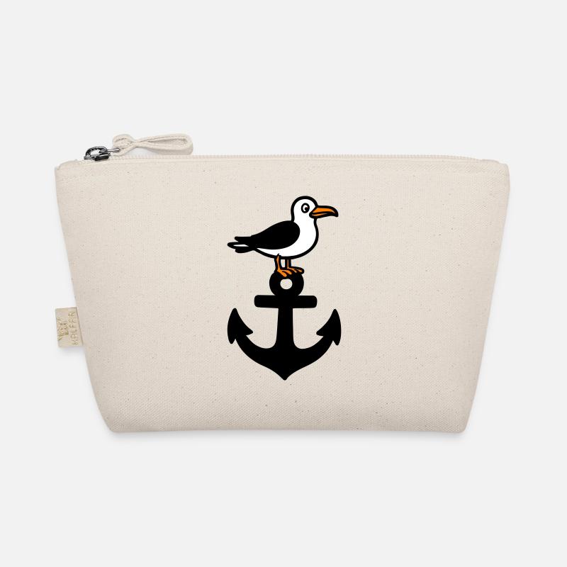 Anker Möwe Hafen Organic Pouch