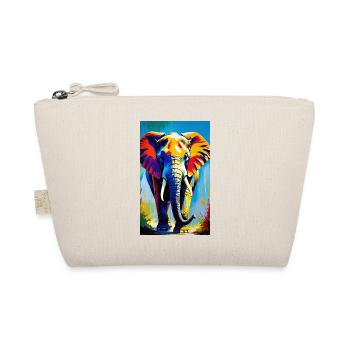 Elefant | Wildtier | Afrika | Kindermotive - Bio-Täschchen - Natur - Vorne