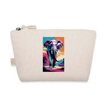 Elefant | Wildtier | Afrika | Kindermotive - Bio-Täschchen - Natur - Vorne