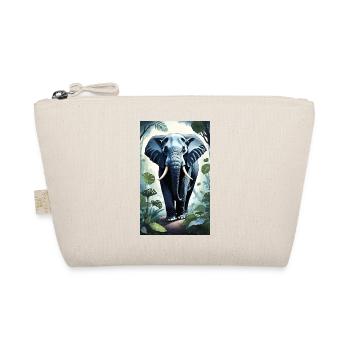 Elefant | Wildtier | Afrika | Kindermotive - Bio-Täschchen - Natur - Vorne