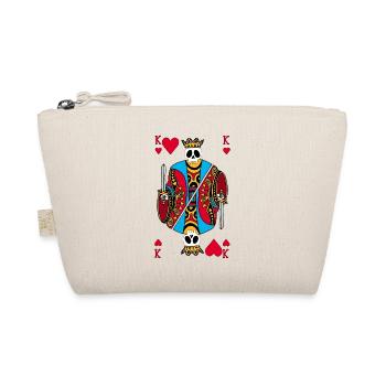 The King of Hearts is dead - Organic Pouch - nature - Front