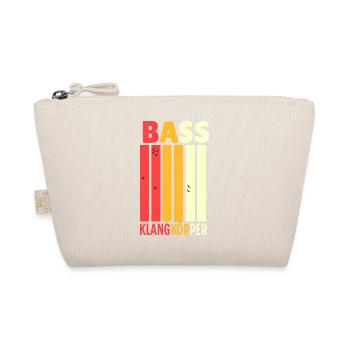 Chor: Bass Klangkörper für Musiker - Bio-Täschchen - Natur - Vorne