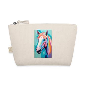Horse | Horse Riding | Animal | Mount | Colorful - Organic Pouch - nature - Front