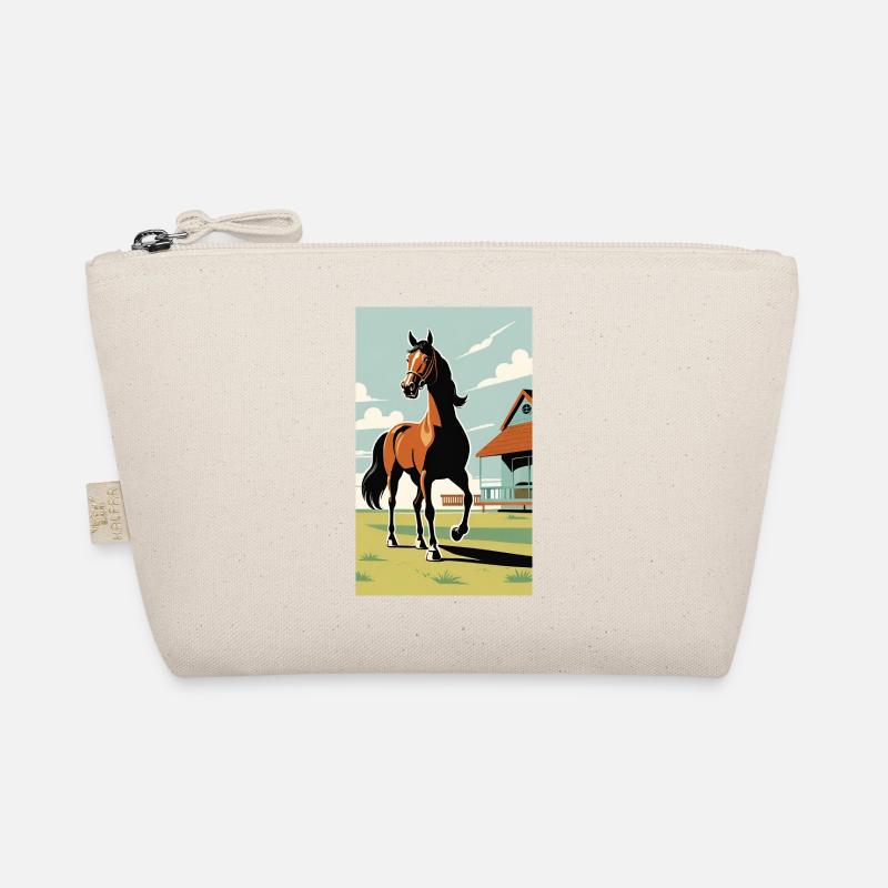 Pferd | reiten | Tier | Reittier | Bunt Bio-Täschchen