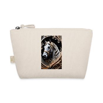 Horse | Horse Riding | Animal | Mount | Colorful - Organic Pouch - nature - Front