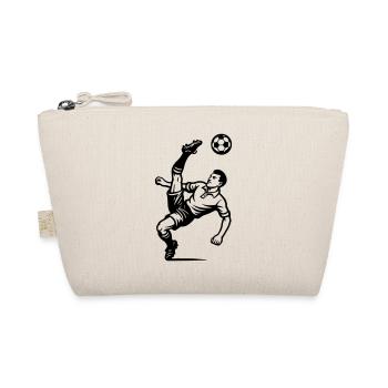 Overhead kick footballer - Organic Pouch - nature - Front