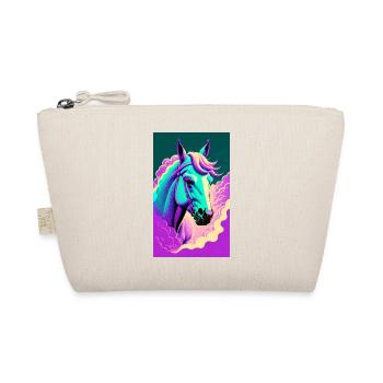 Horse | Horse Riding | Animal | Mount | Colorful - Organic Pouch - nature - Front