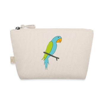 Illustration d'un perroquet coloré sur une branche - Trousse biologique - nature - Devant